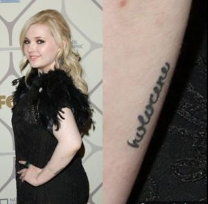 Abigail Berslin's tattoo