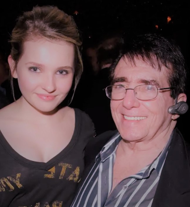 Abigail Breslin with father Michael Breslin