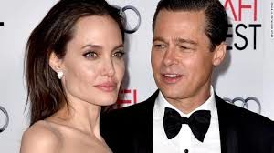 Angelina Jolie with Brad Pitt image.