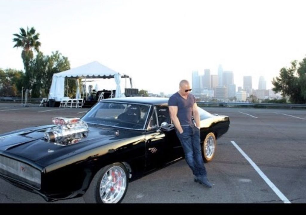 Dodge Charger and Vin Diesel Image.