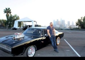 Dodge Charger and Vin Diesel Image.