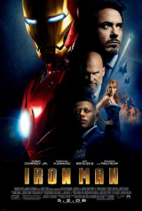 Iron man movie poster image.