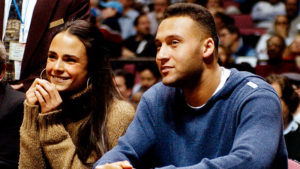 Jordana with his ex boyfriend Derek Jeter
