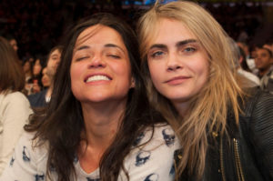 Michelle Rodriguez and her ex girlfriend Cara Delevingne