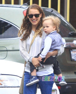Natalie-Portman and her son Aleph
