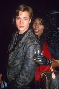 Robin Givens with brad pitt image.