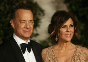 Tom Hanksa and Rita Wilson image.