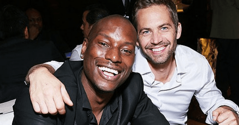 Tyrese Gibson with his best friend Paul Walker