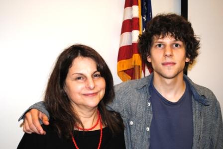 jesse eisenberg and his mother