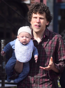 jesse eisenberg and his son