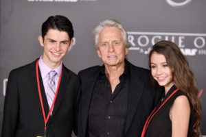 michael douglas and Dylan Michael Douglas image.