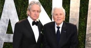 michael douglas and Kirk Douglas image.