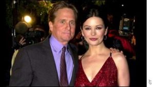 michael douglas and Maureen Dowd image.