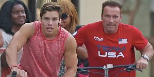 Arnold Schwarzenegger And Joseph Baena image.