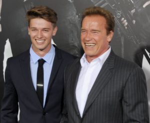 Arnold Schwarzenegger And Patrick Schwarzenegger image.