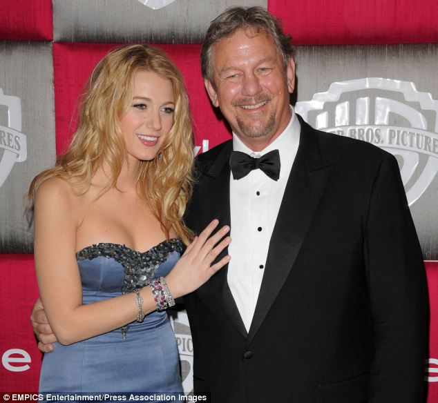 Blake Lively with her father Ernie Lively