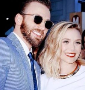 Chris Evans dated Elizabeth Oslen