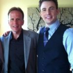 Chris Evans with his father Bob