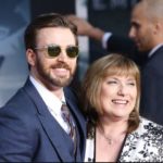 Chris Evans with his mother Lisa Evans