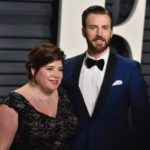 Chris Evans with his sister Shanna Evans