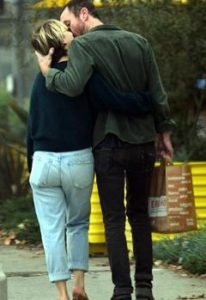 Emilia Clarke and Charlie Mcdowell kissing