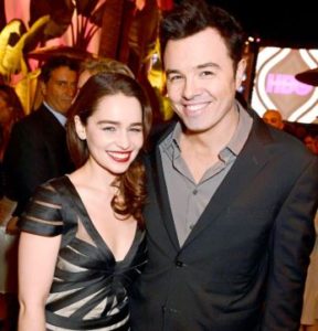 Emilia Clarke dated Seth MaC Farlane
