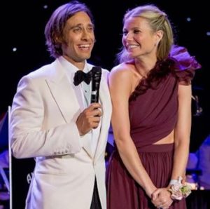 Gwyneth Paltrow with her husband Brad Falchuk