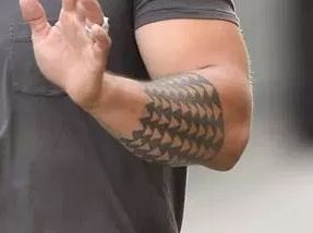 Jason Momoa left hand tattoo