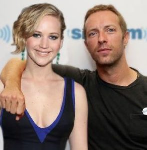 Jennifer Lawrence and Chris martin