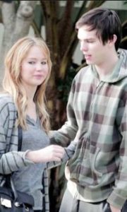 Jennifer Lawrence and her ex boyfriend Nicholas Hoult