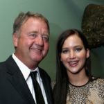 Jennifer Lawrence with his father Gary Lawrence