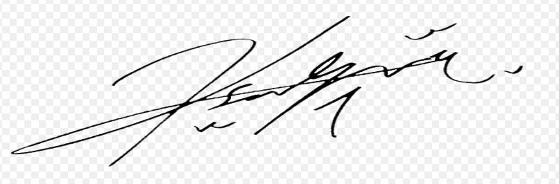 Kim Soo-Hyun signature
