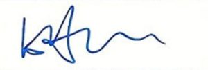 Kit Harington signature
