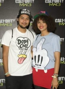 Nathalie Emmanuel and Davon Anderson