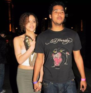 Nathalie Emmanuel with her Ex boyfriend Devon Anderson