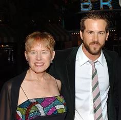 Ryan Reynolds with his mother Tammy Reynolds