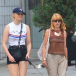 Sophie Turner with her mother Sally Turner