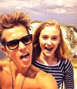 Sophie turner ad her EX boyfriend James McVey