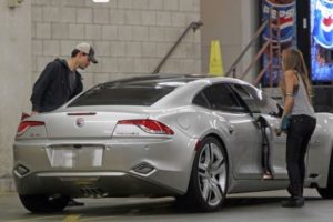 Taylor Lautners car Fisker Karma