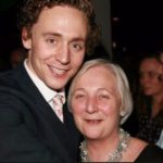 Tom Hiddleston with his mother Diana