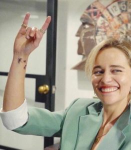 emilia Clarke tattoo