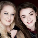 maisie williams with her sister Beth