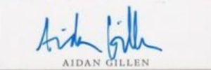 Aiden Gillen signature