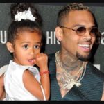 Chris Brown with his daughter Royalty Brown