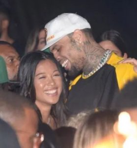 Chris brown and Ammika Harris dated