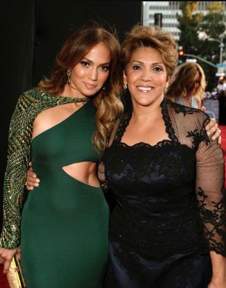 Jennifer Lopez with her mother Guadalupe Rodriguez