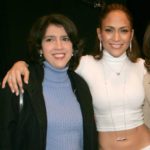 Jennifer Lopez with her sister Leslie Lopez