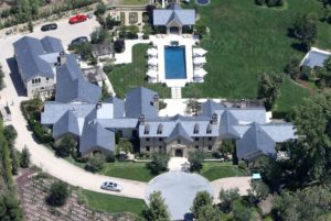Kanye west and Kim Kardarshian house