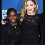Madonna with her adopted daughter Mercy James