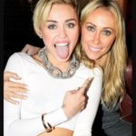 Miley Cyrus and her mother Tish Cyrus
